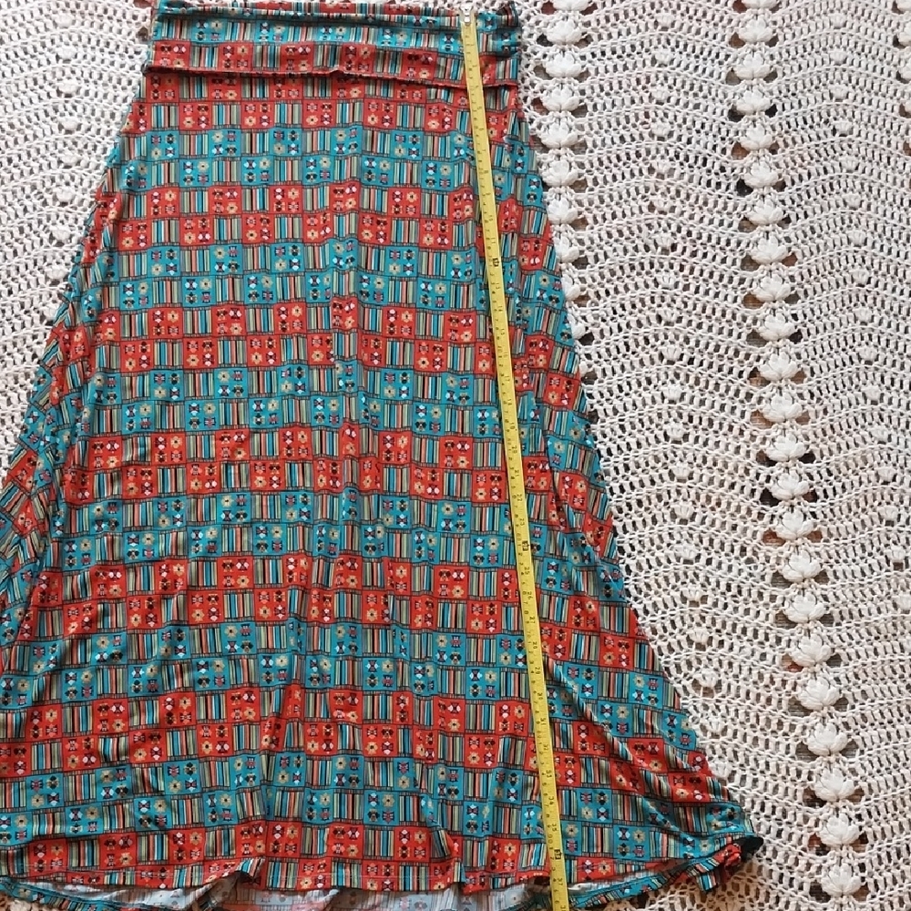 Colorful Geometric Print Women's Skirt - Picture 6 of 7